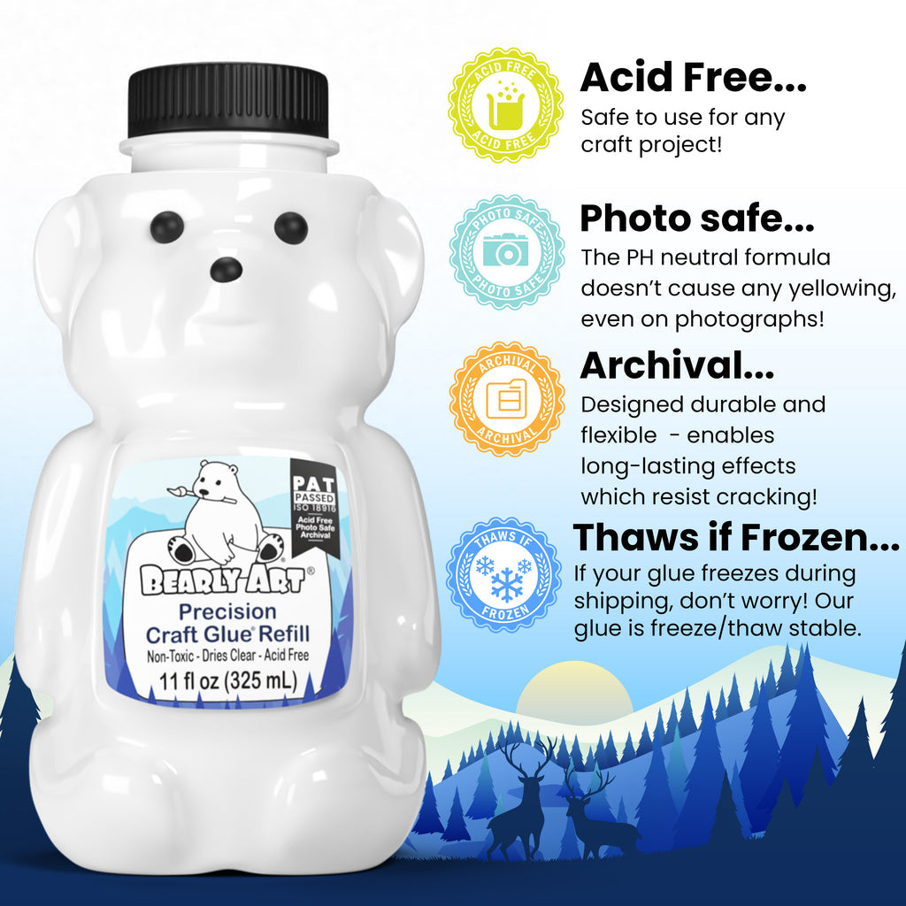 Bearly Art - Precision Craft Glue - The Refill