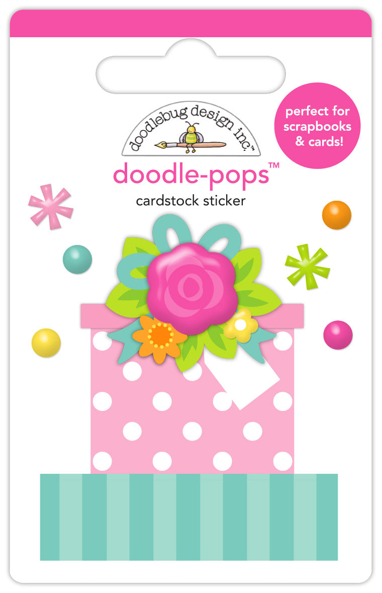 Doodlebug - Cupcakes & Candles - Wrapped In Ribbons Doodle-Pops