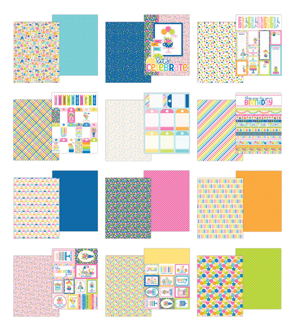 Doodlebug - Cupcakes & Candles - 6X8 Paper Pad