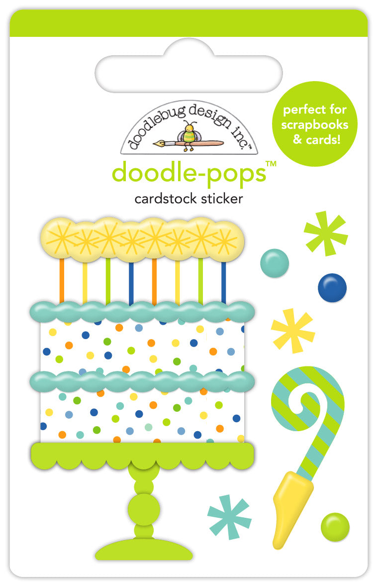 Doodlebug - Balloons & Banners - Party Time Doodle-Pops