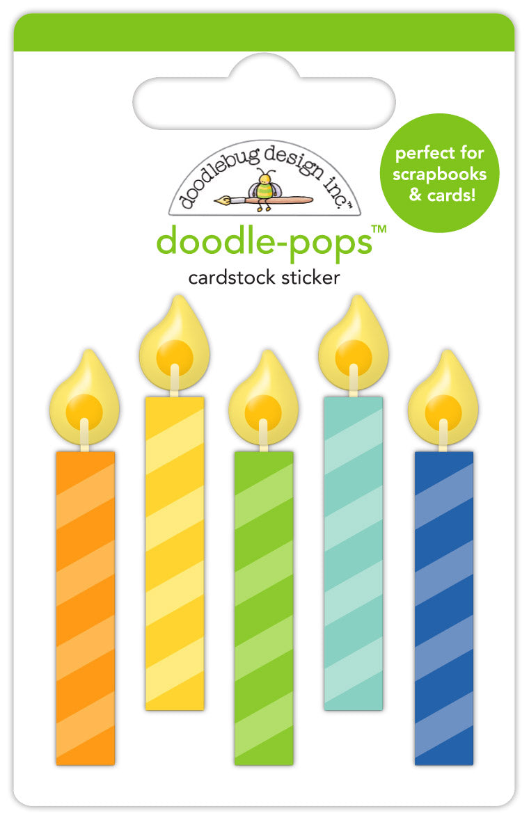 Doodlebug - Balloons & Banners - Make A Wish Doodle-Pops