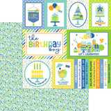 Doodlebug - Balloons & Banners - 12X12 Paper Pack