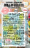 AALL & Create - A7 Stamp Set - Amour -