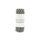 Craft Perfect - Striped Bakers Twine - Jet Black