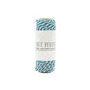 Craft Perfect - Striped Bakers Twine - Teal Blue