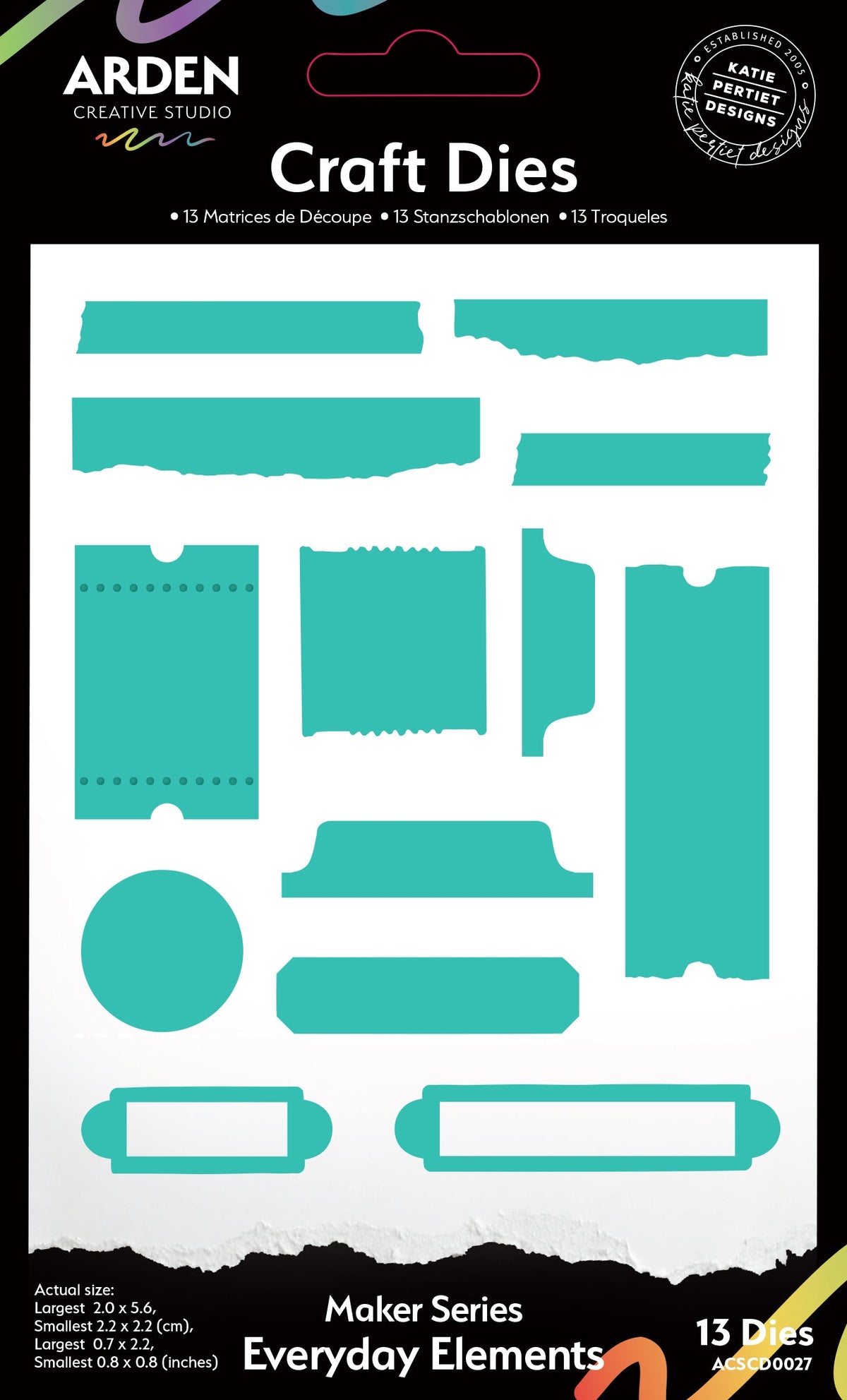 Arden Creative Studio - Maker Series Everyday Elements Craft Die Set