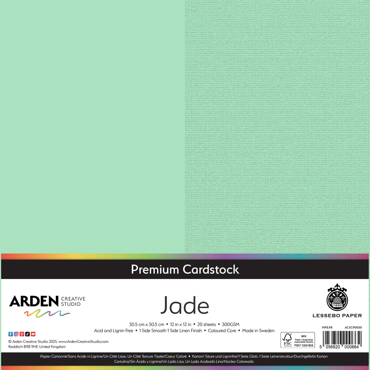 Arden Creative Studio - Premium Cardstock 12x12 - Jade