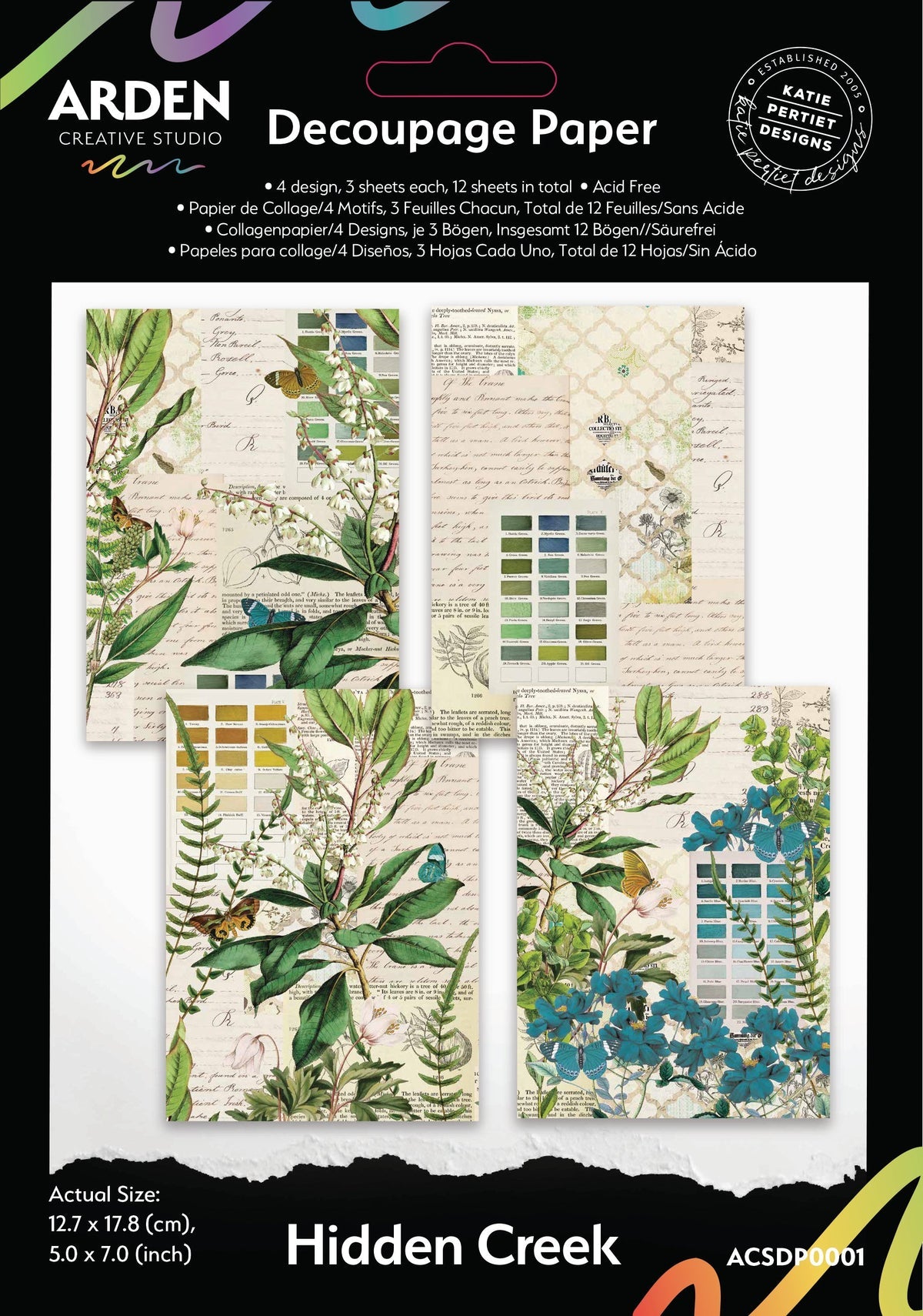 Arden Creative Studio - Hidden Creek - Decoupage Paper