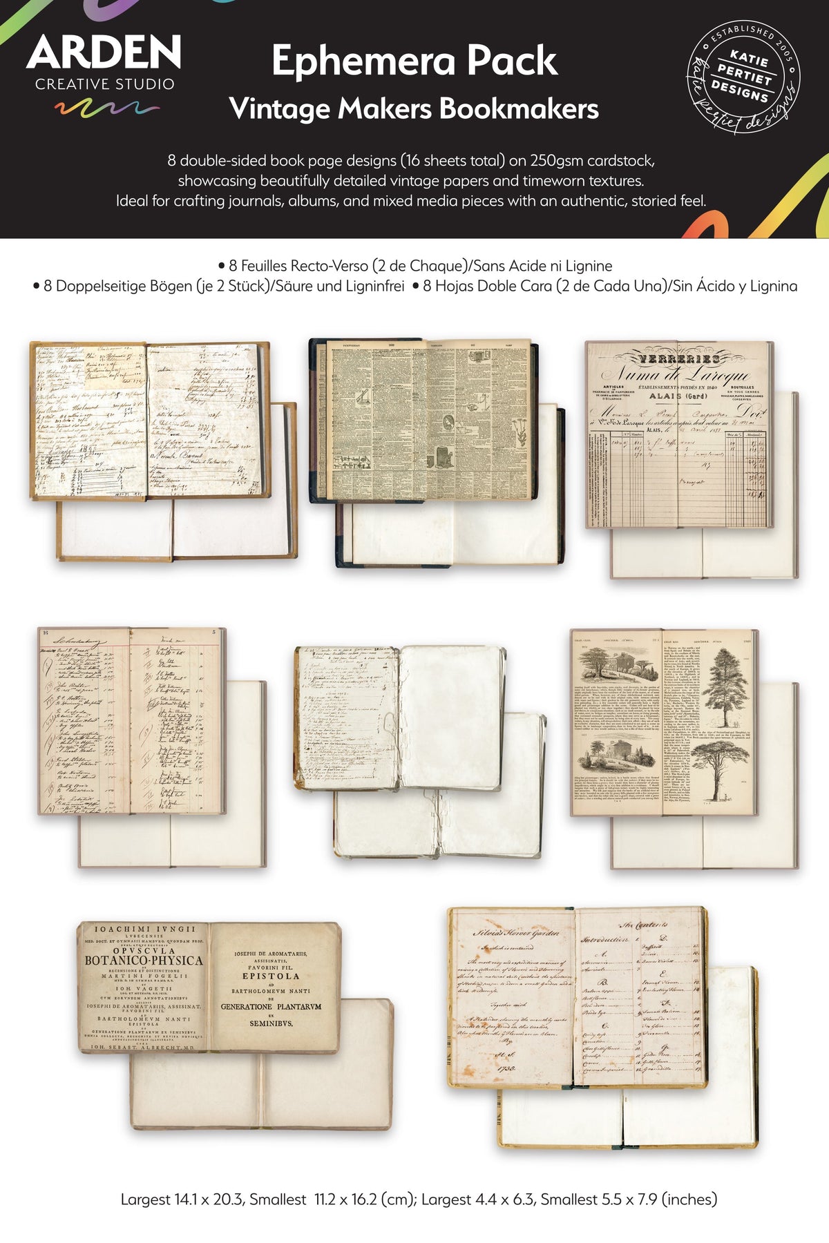 Arden Creative Studio - Vintage Makers - Bookmakers Ephemera Pack