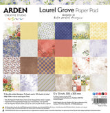 Arden Creative Studio - Laurel Grove - 12in x 12in Paper Pad