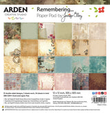 Arden Creative Studio - Remembering - 12in x 12in Paper Pad