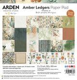 Arden Creative Studio - Amber Ledgers - 12in x 12in Paper Pad