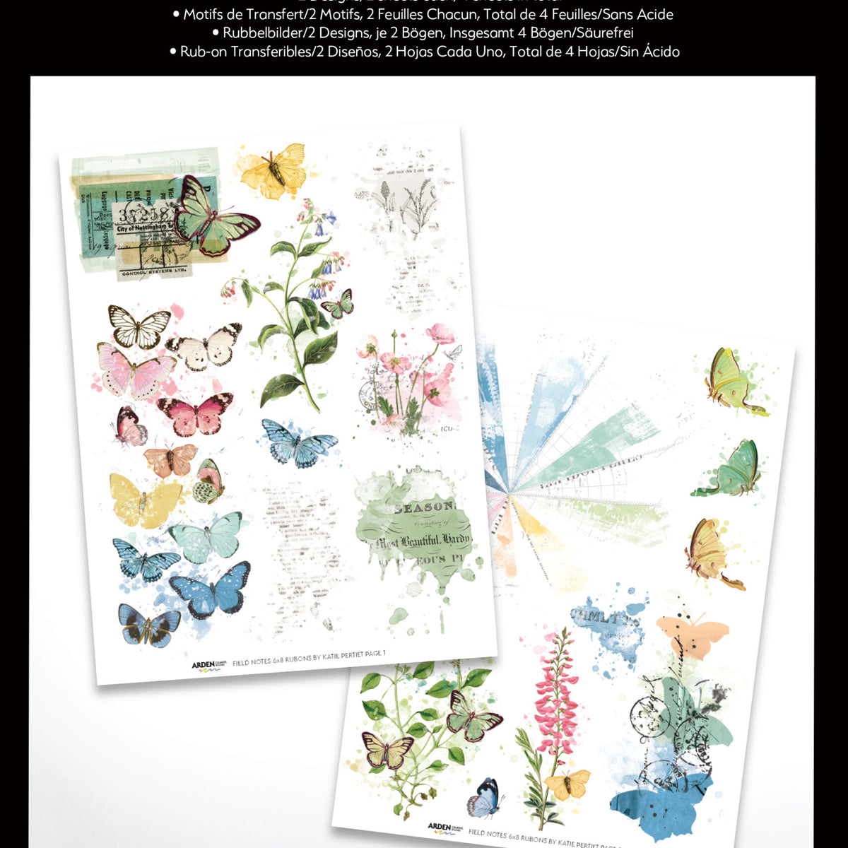 Arden Creative Studio - Field Notes - Rub-On Transfer Set – Crazy Craft ...