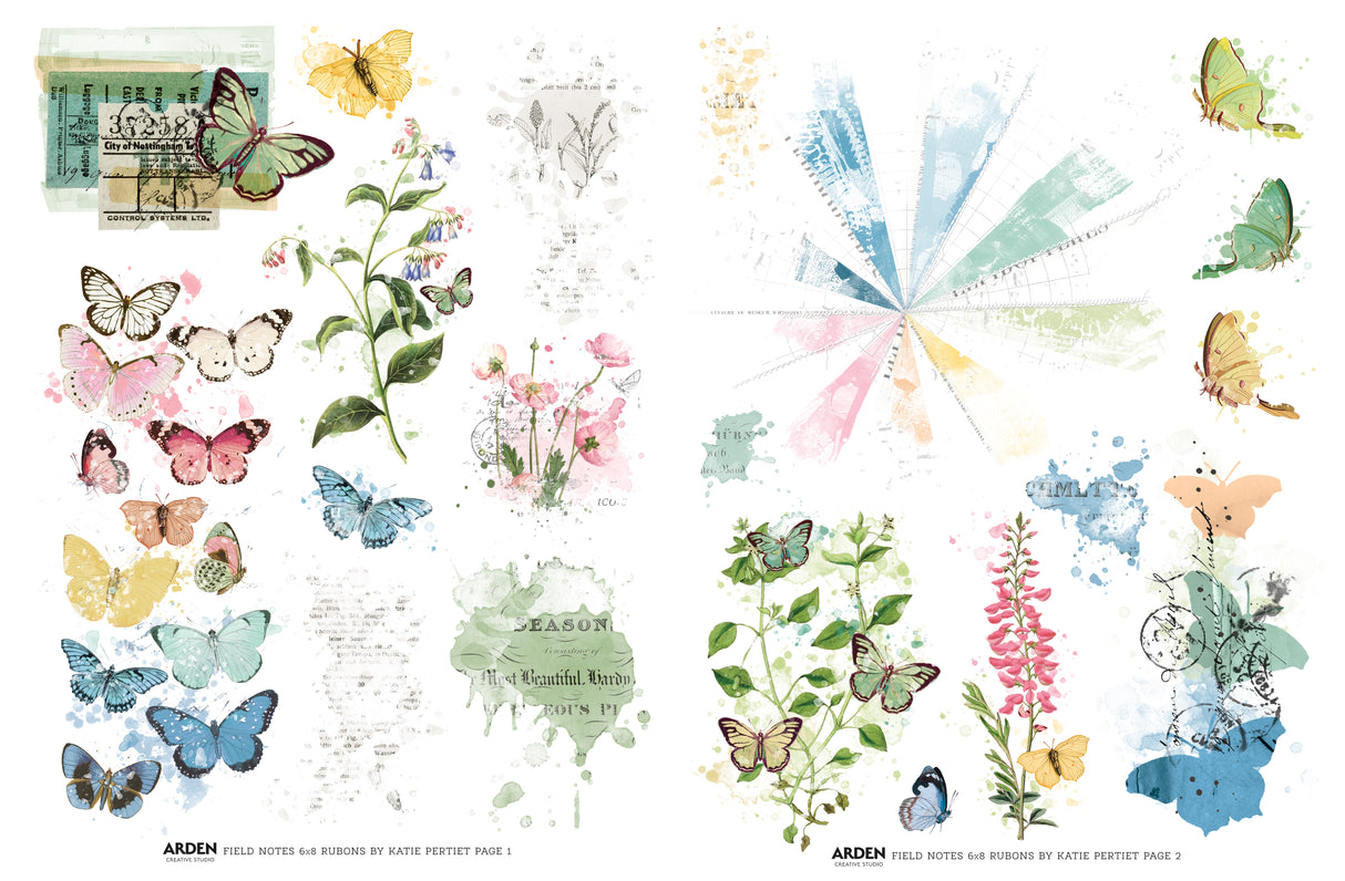 Arden Creative Studio - Field Notes - Rub-On Transfer Set