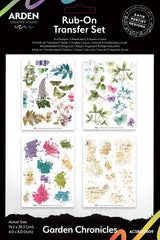 Arden Creative Studio - Garden Chronicles - 6in x 8in Rub-On Transfer Set