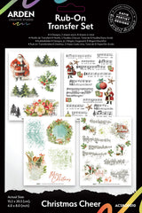 Arden Creative Studio - Christmas Cheer - 6in x 8in Rub-On Transfer Set