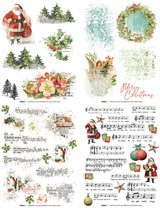 Arden Creative Studio - Christmas Cheer - 6in x 8in Rub-On Transfer Set