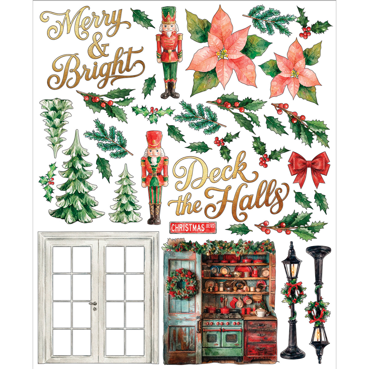 ***Pre-Order*** 49 and Market - Santa's Winter Village Card Kit