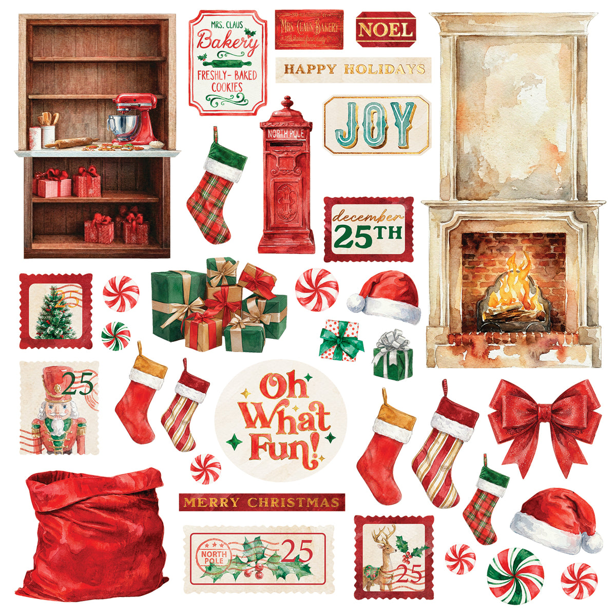 ***Pre-Order*** 49 and Market - Santa's Winter Village All-In-One Kit