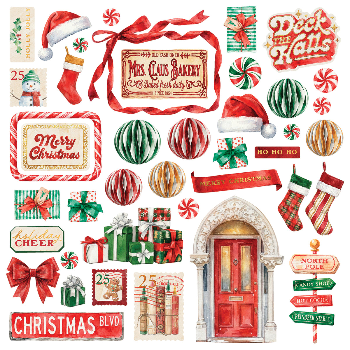 ***Pre-Order*** 49 and Market - Santa's Winter Village All-In-One Kit
