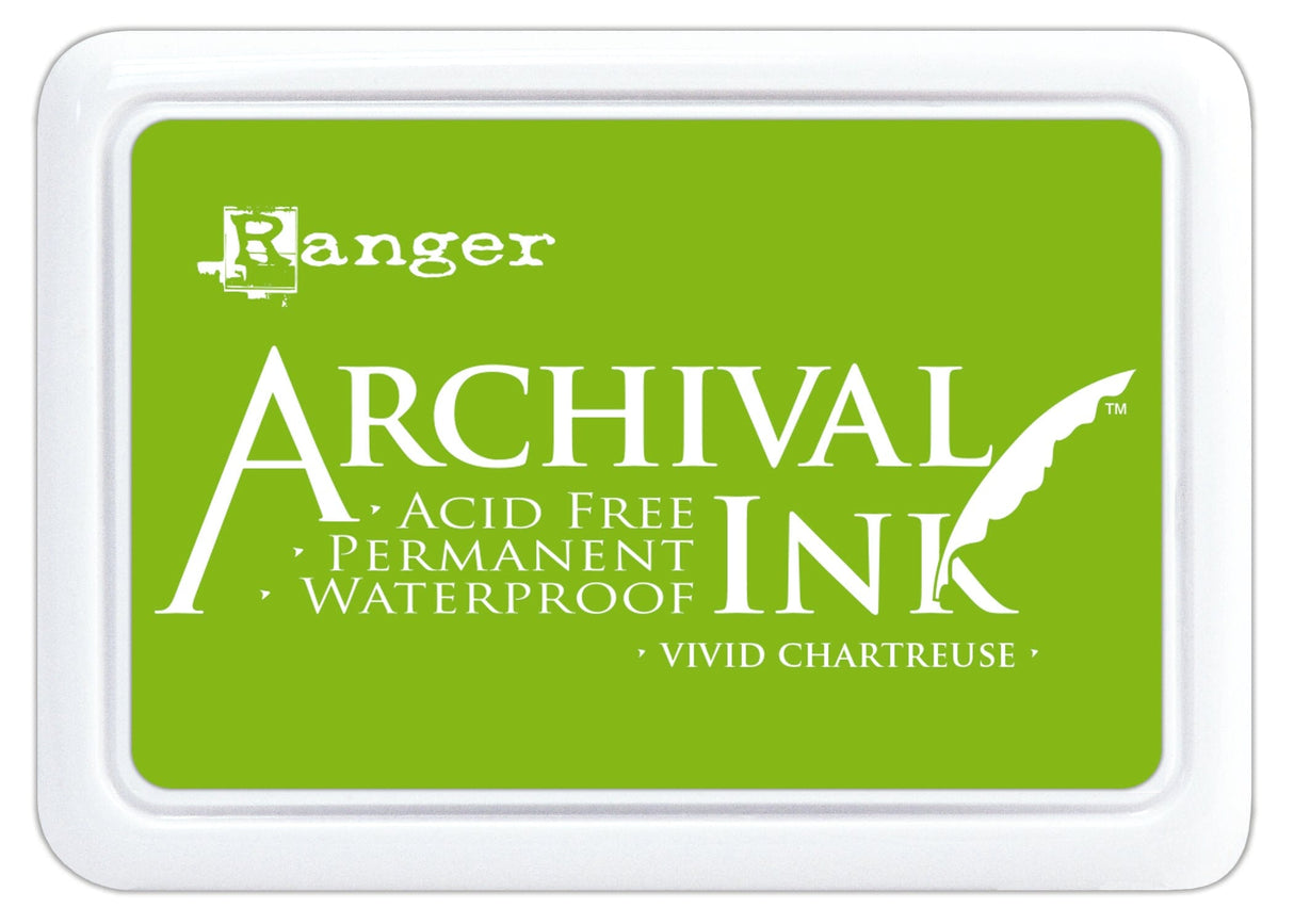 Ranger - Archival Ink Pad - Vivid Chartreuse