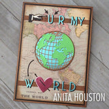Sizzix - Thinlits Die Set 45PK Vault World Travel by Tim Holtz