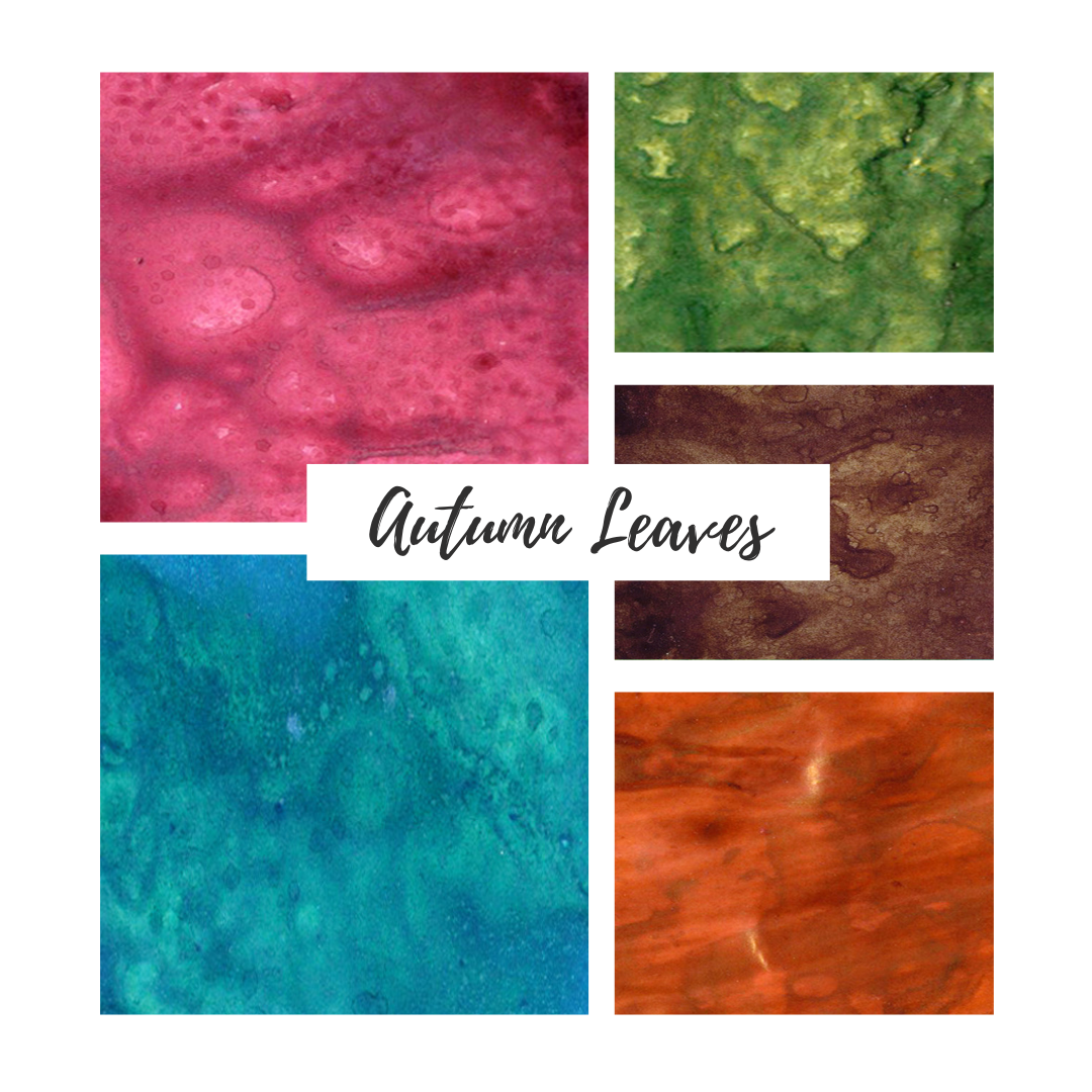 Lindy's Stamp Gang - Magicals - Shaker Set - Autumn Leaves