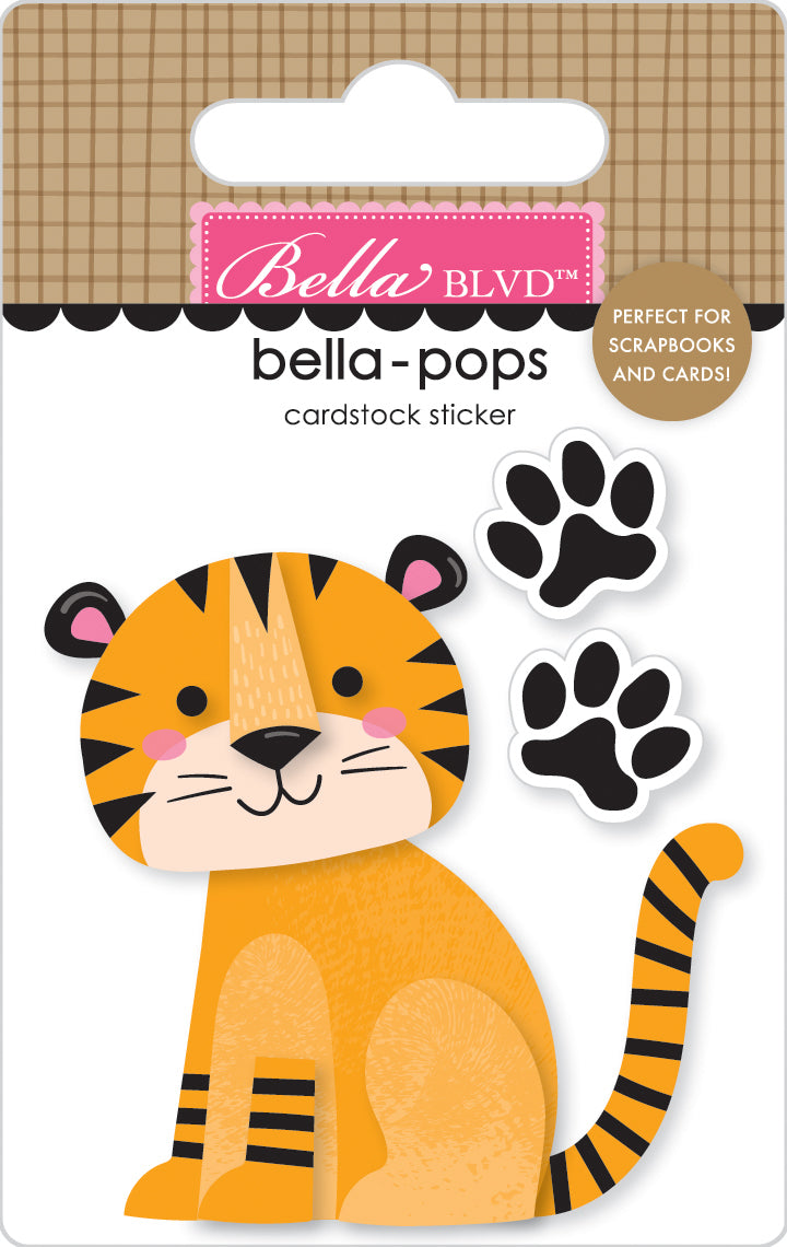 ***Pre-Order*** Bella Blvd - Zoo Day - Tiger Tracks Bella-Pops