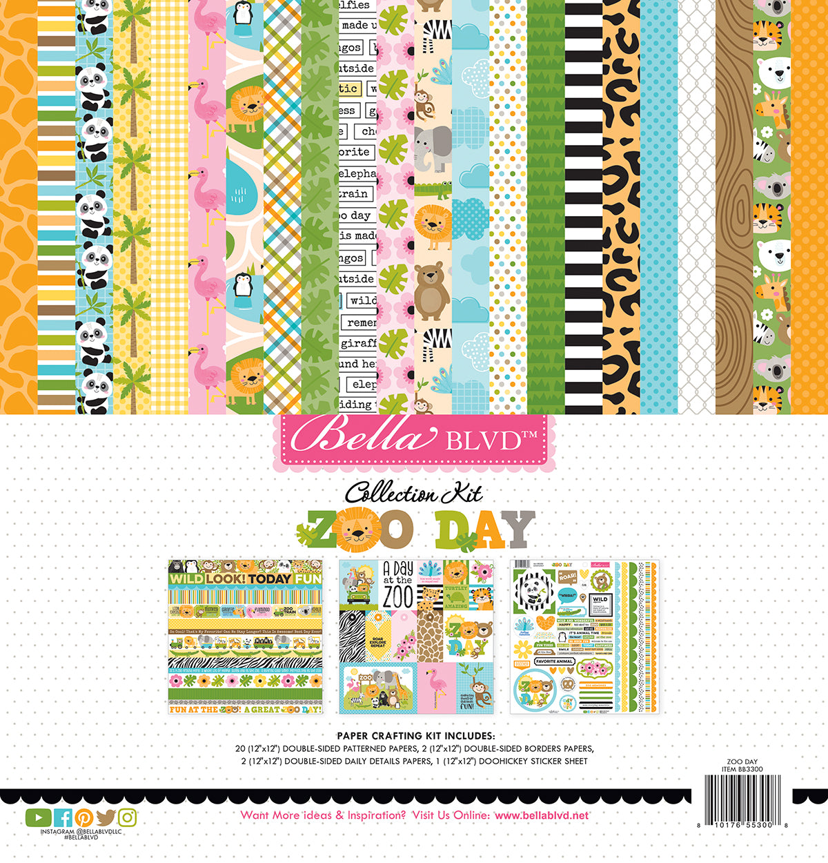 ***Pre-Order*** Bella Blvd - Zoo Day - Zoo Day Collection Kit