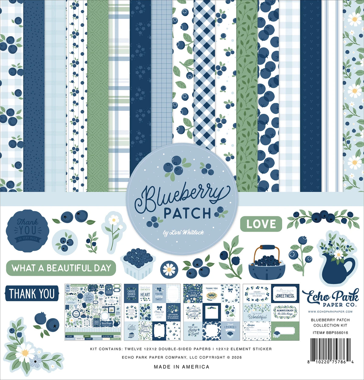 ***Pre-Order*** Echo Park - Blueberry Patch - Collection Kit