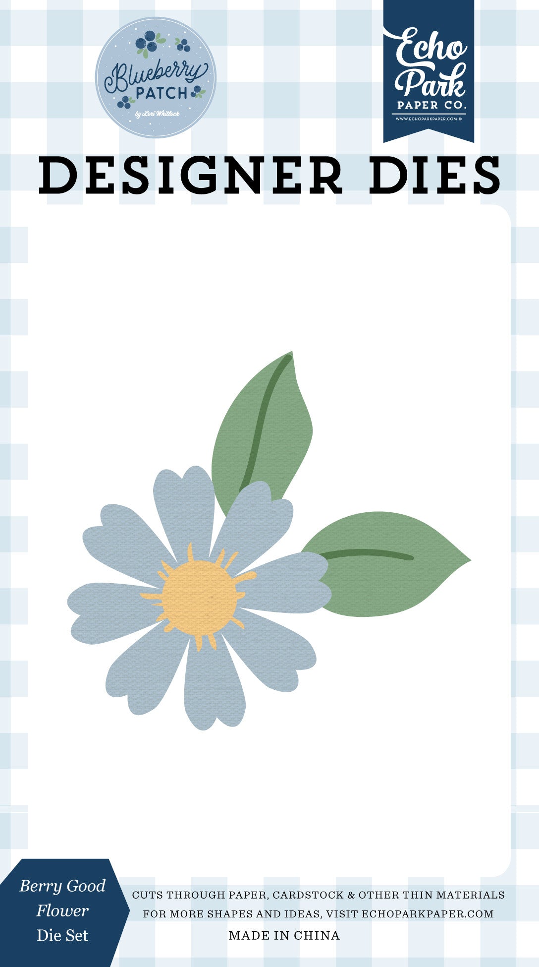 ***Pre-Order*** Echo Park - Blueberry Patch - Berry Good Flower Die Set