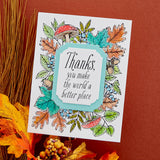 Spellbinders - Notched Corner Frames Etched Dies from the BetterPress Autumn Collection