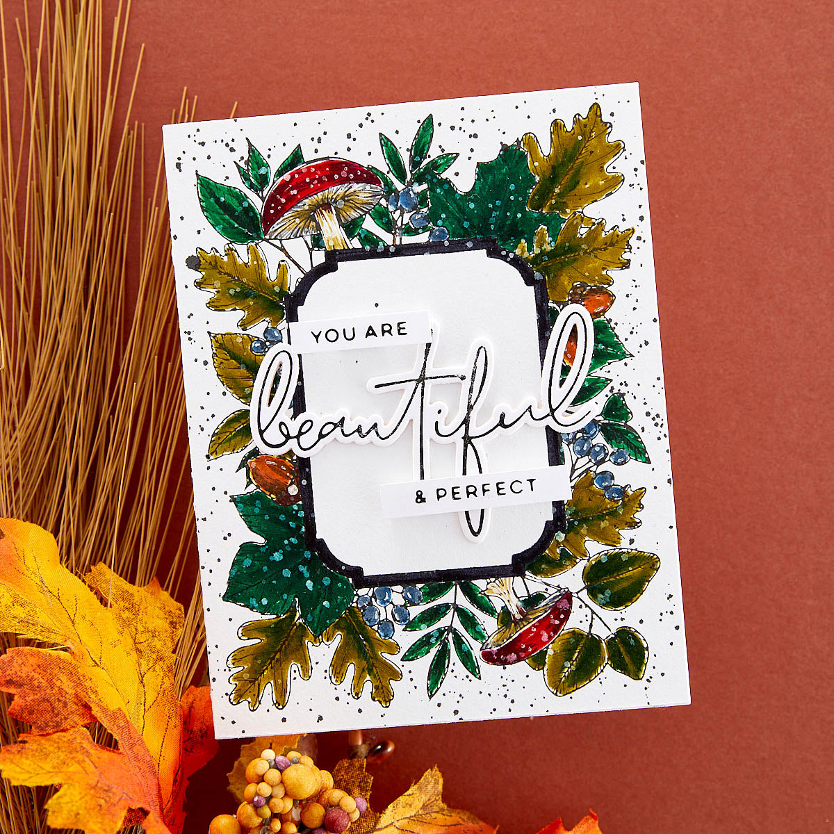 Spellbinders - Notched Corner Frames Etched Dies from the BetterPress Autumn Collection