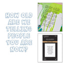***Pre-Order*** Spellbinders - How Old? Press + Foil Plate