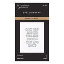 ***Pre-Order*** Spellbinders - How Old? Press + Foil Plate