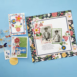 Spellbinders - Floral Spray Etched Dies from the Bayfair Collection