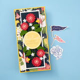 Spellbinders - Floral Spray Etched Dies from the Bayfair Collection