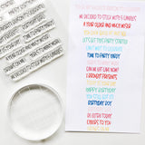 Catherine Pooler - Birthday One Liners Sentiments Stamp Set