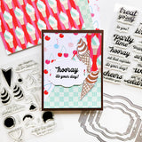 Catherine Pooler - Birthday Banter Sentiments Stamp Set and Die Bundle