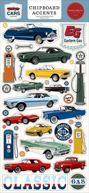 ***Pre-Order*** Carta Bella - Cars - Chipboard Accents