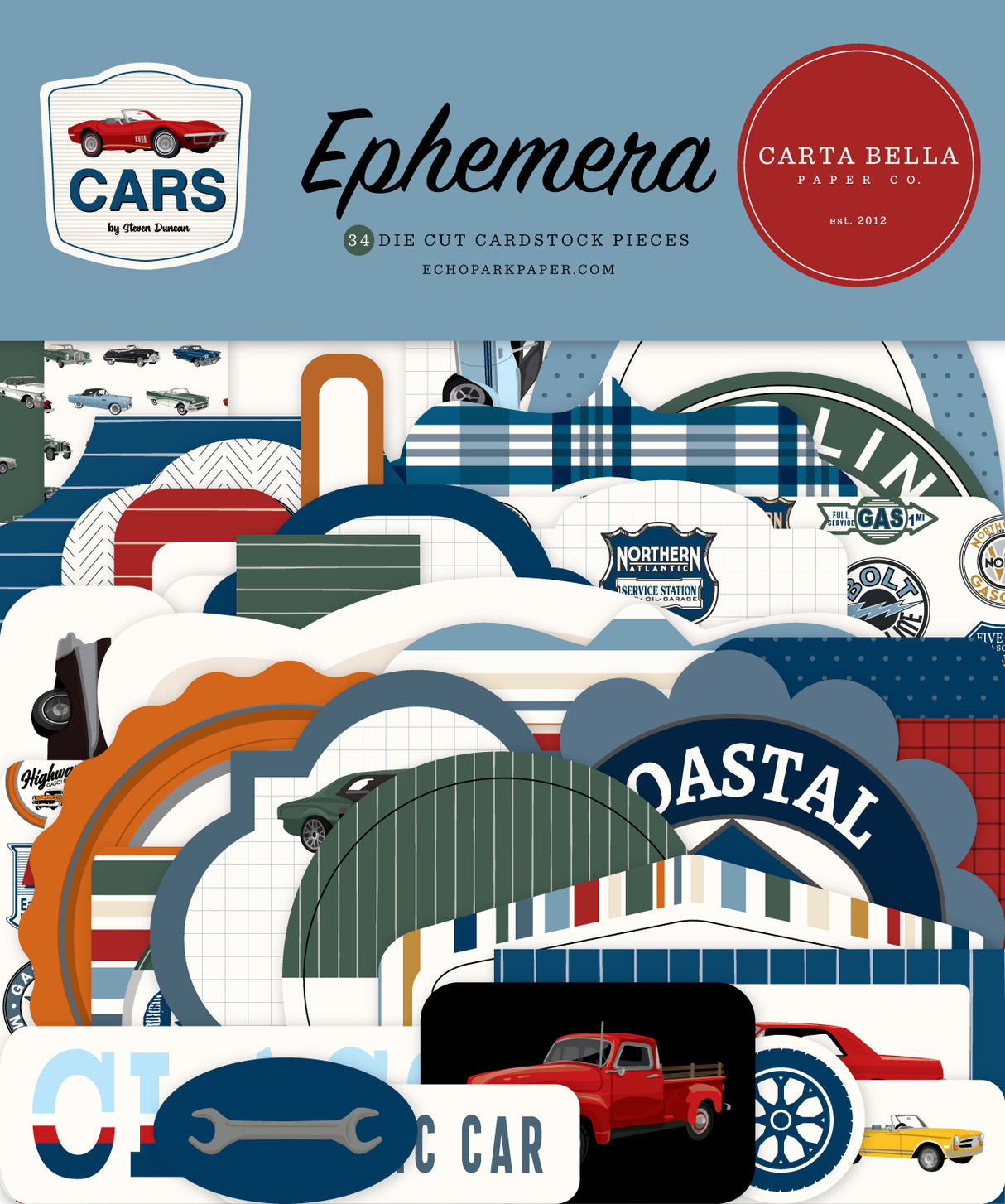 Carta Bella - Cars - Ephemera