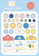 ***Pre-Order*** Carta Bella - Lemonade - Decorative Brads