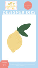 ***Pre-Order*** Carta Bella - Lemonade - Small Die Set - Embossed Lemon