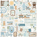 ***Pre-Order*** Carta Bella - Little Lullabies - Baby Boy - Element Sticker