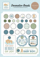 ***Pre-Order*** Carta Bella - Little Lullabies - Baby Boy - Decorative Brads