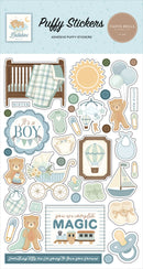 ***Pre-Order*** Carta Bella - Little Lullabies - Baby Boy - Puffy Stickers