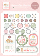 ***Pre-Order*** Carta Bella - Little Lullabies - Baby Girl - Decorative Brads