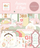 ***Pre-Order*** Carta Bella - Little Lullabies - Baby Girl - Frames & Tags