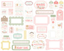 ***Pre-Order*** Carta Bella - Little Lullabies - Baby Girl - Frames & Tags