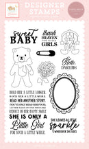 ***Pre-Order*** Carta Bella - Little Lullabies - Baby Girl - Stamp - Darling Bear